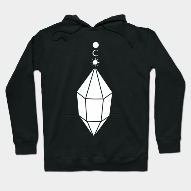 Witchy aesthetic astrological pendant Hoodie by TheDoodlemancer